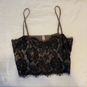 Free people lace bra top XS